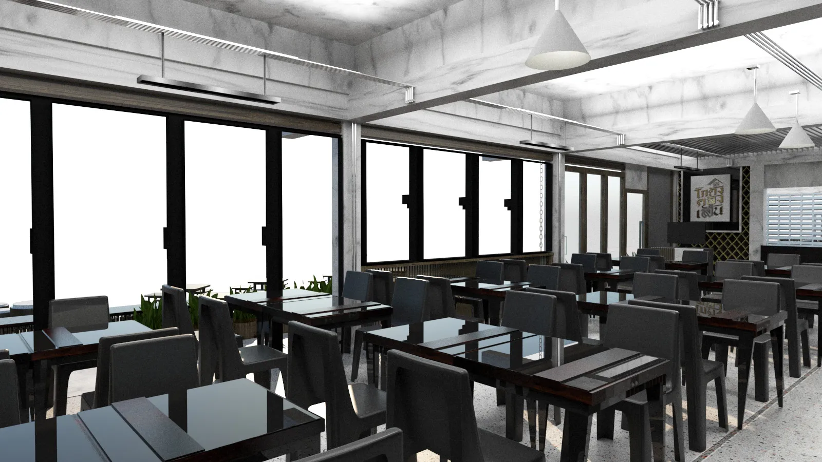 Noodle Shop Exterior 1