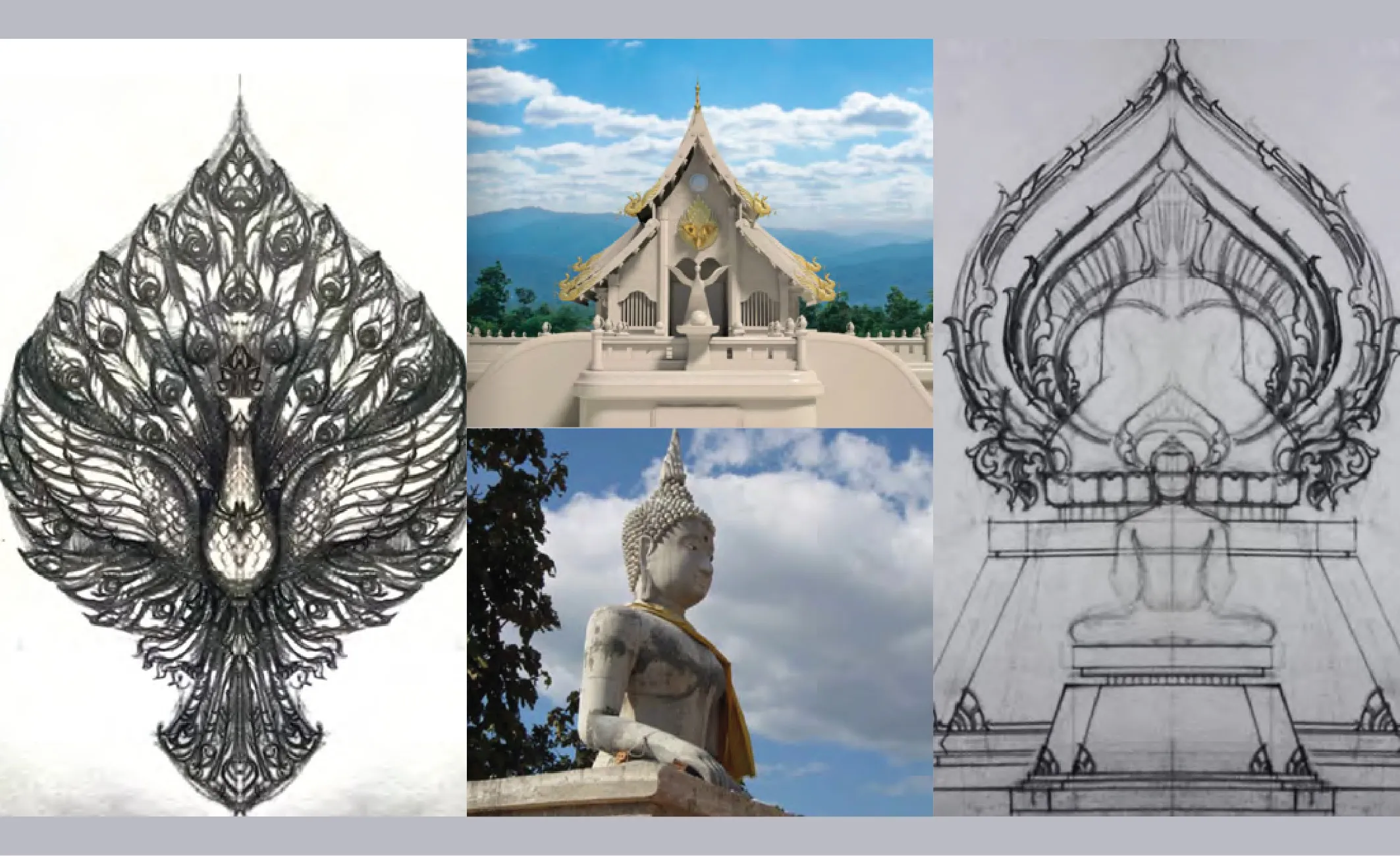 Wat Dong Din Daeng Sketches